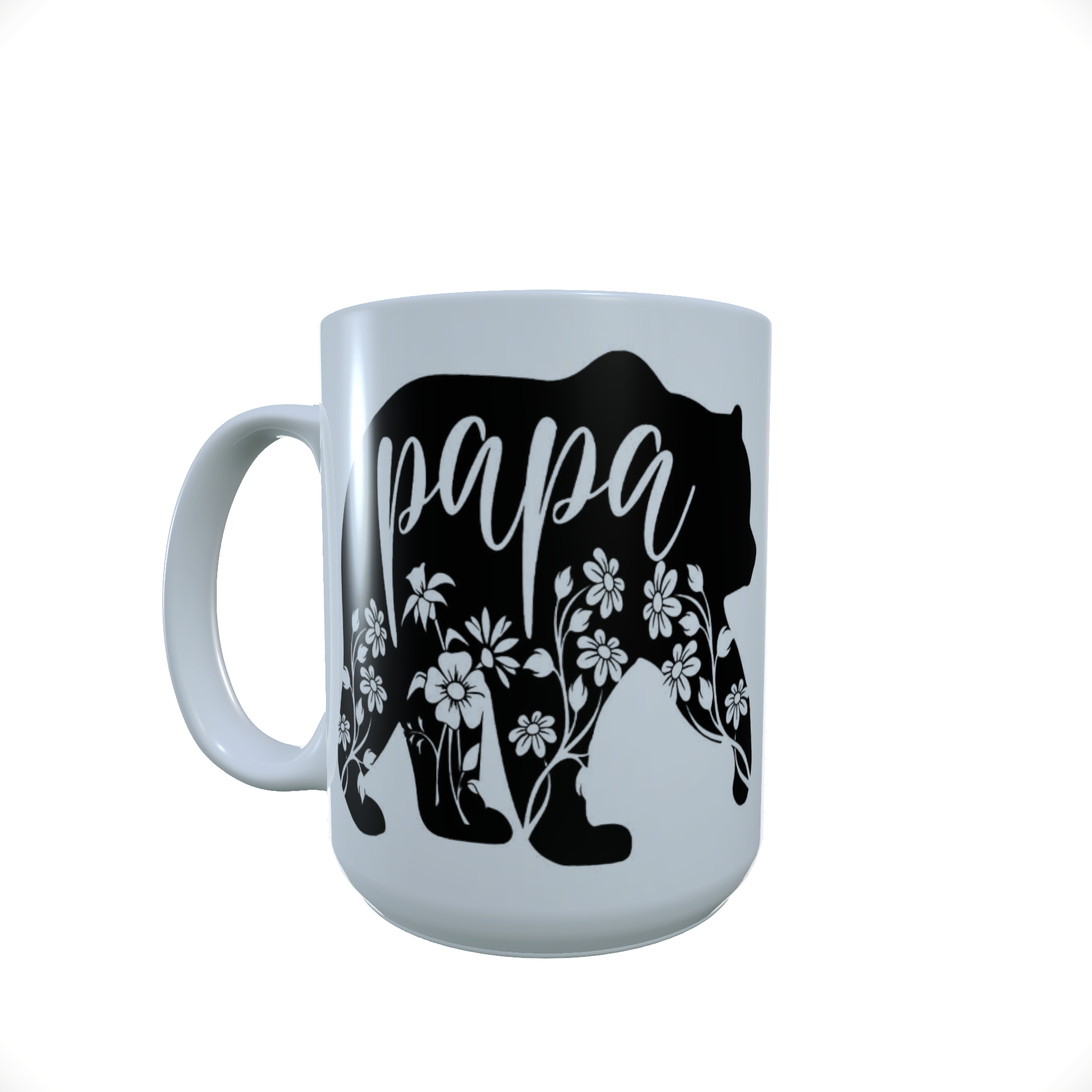 Papa Bear Ceramic Mug, Family Mug, Papa Bear Mug, Gift for Dad